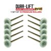 Dura-Lift Ultra-Life Max 2 in. Nylon Garage Door Roller w Sealed 6200ZZ Bearing & 7 in. Steel Stem (10-Pack) DLMR6200ZZ7